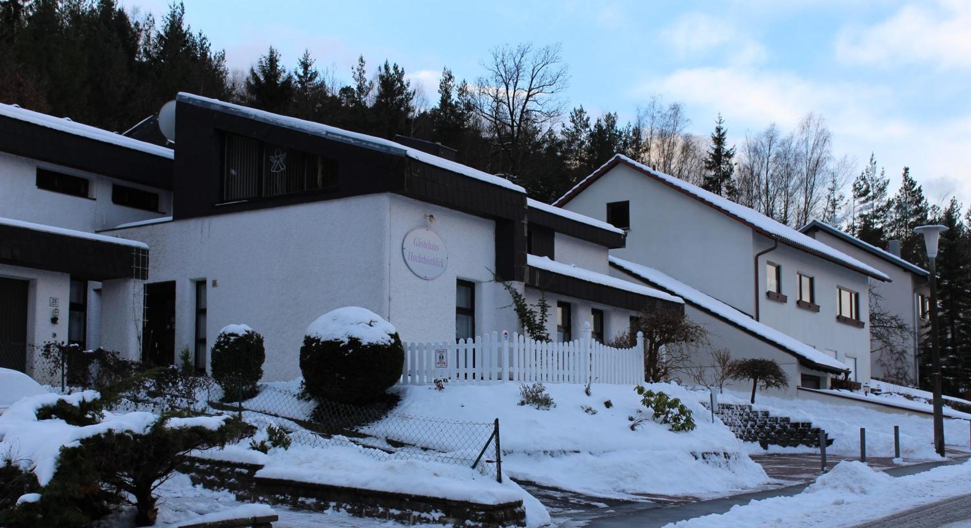 Gaestehaus Hochrhoenblick Schönau an der Brend Eksteriør bilde