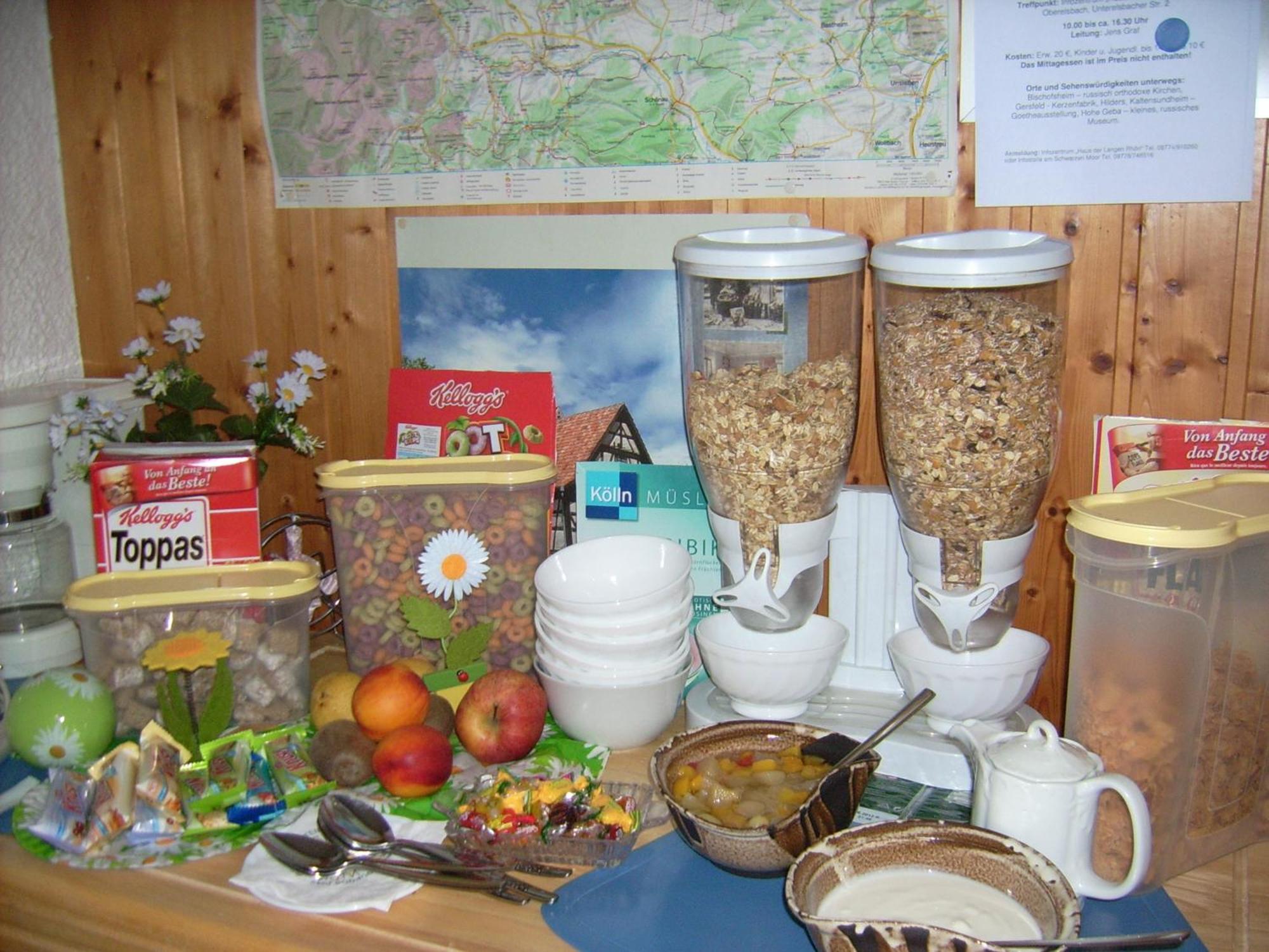 Gaestehaus Hochrhoenblick Schönau an der Brend Eksteriør bilde
