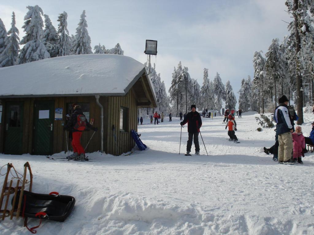 Gaestehaus Hochrhoenblick Schönau an der Brend Eksteriør bilde